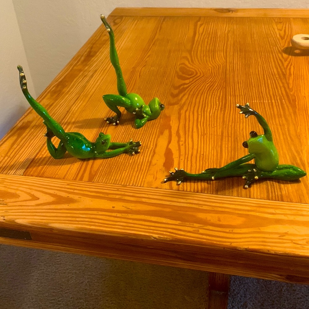 Adorable, yoga, frogs